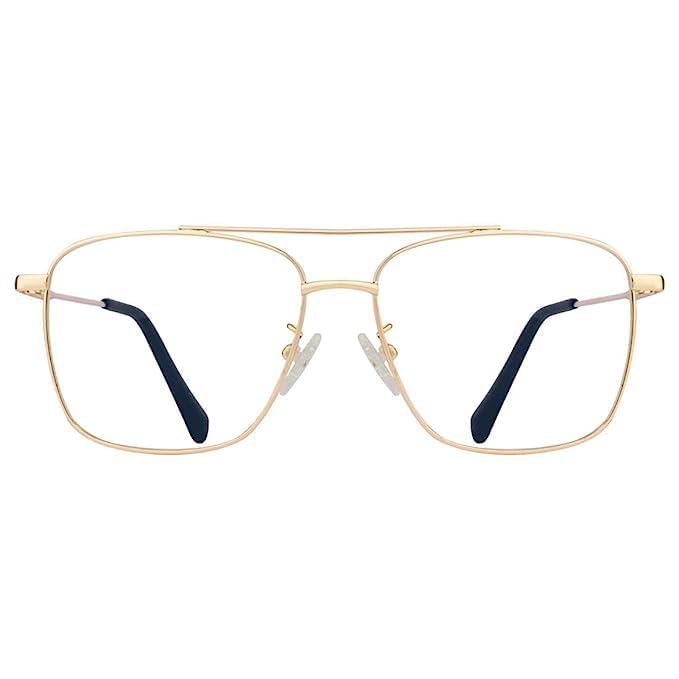 Fashionable Metal Square Blue Light Glasses for Men and Women Blue Ray Filter Lens Anti Glare for Computer Glass - Image 5