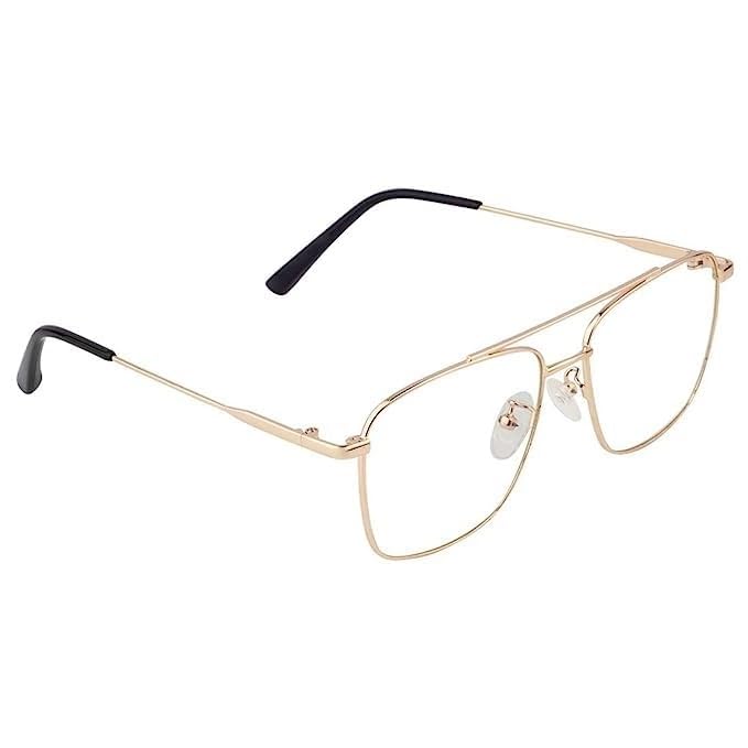 Fashionable Metal Square Blue Light Glasses for Men and Women Blue Ray Filter Lens Anti Glare for Computer Glass - Image 3
