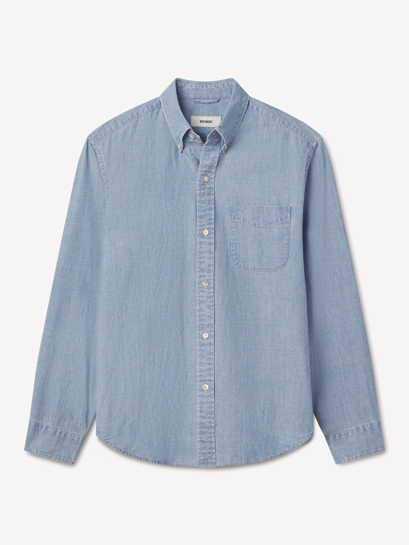 Chambray One Pocket Shirt - Image 4